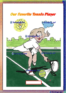 00 BALL SPORTS TENNIS PLAYER LADY 2