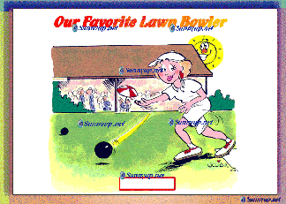 00 BALL SPORTS LAWN BOWLER LADY