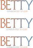 COMPATIBLE NAMES -- REWARD FOR DONATIONS: FEMALE "B"