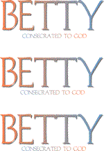 COMPATIBLE NAMES -- REWARD FOR DONATIONS: FEMALE "B"