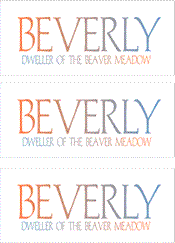 A REWARD FOR DONATIONS -- FIRST NAMES: FEMALE "B"