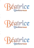 A REWARD FOR DONATIONS -- FIRST NAMES: FRENCH "B"