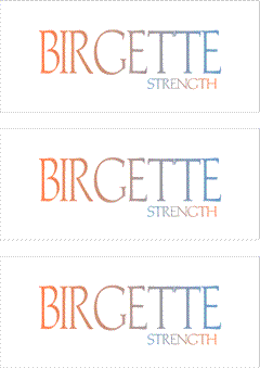 COMPATIBLE NAMES -- REWARD FOR DONATIONS: FEMALE "B"