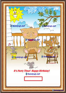 0 BIRTHDAY PARTY TIME