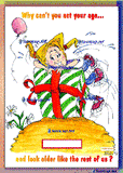 204 Christmas Angel S DIGITIZED CARTOON NEW