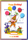 0 BIRTHDAY THE BIG ONE