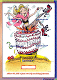 0 BIRTHDAY CAKE EXCITING JOURNEY GIRL