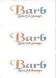 COMPATIBLE NAMES -- REWARD FOR DONATIONS: FEMALE "B"