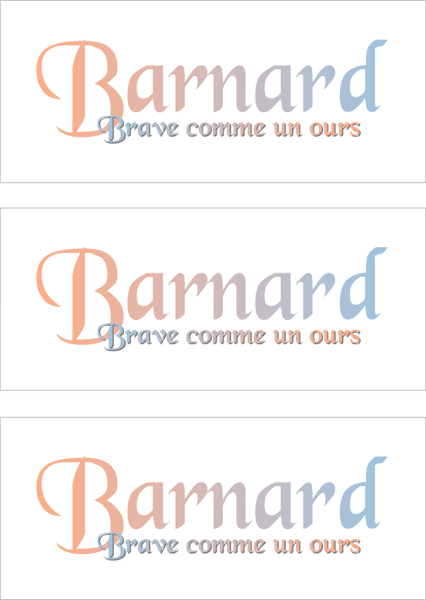 COMPATIBLE NAMES -- REWARD FOR DONATIONS: FRENCH "B"