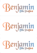 A REWARD FOR DONATIONS -- FIRST NAMES: FRENCH "B"
