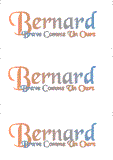 A REWARD FOR DONATIONS -- FIRST NAMES: FRENCH "B"