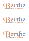 A REWARD FOR DONATIONS -- FIRST NAMES: FRENCH "B"
