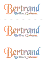 A REWARD FOR DONATIONS -- FIRST NAMES: FRENCH "B"