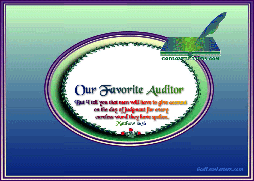 God's Loveletters Our Favorite Auditor