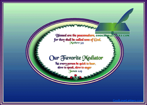 God's Loveletters Our Favorite Mediator