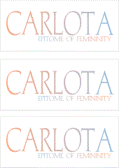 A REWARD FOR DONATIONS -- FIRST NAMES: FEMALE "C"