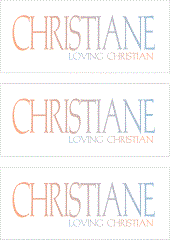 COMPATIBLE NAMES -- REWARD FOR DONATIONS: FEMALE "C"