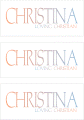 COMPATIBLE NAMES -- REWARD FOR DONATIONS: FEMALE "C"