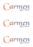 A REWARD FOR DONATIONS -- FIRST NAMES: FRENCH "C"