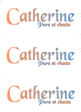A REWARD FOR DONATIONS -- FIRST NAMES: FRENCH "C"