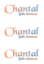 A REWARD FOR DONATIONS -- FIRST NAMES: FRENCH "C"