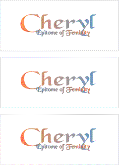 A REWARD FOR DONATIONS -- FIRST NAMES: FEMALE "C"