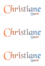 A REWARD FOR DONATIONS -- FIRST NAMES: FRENCH "C"