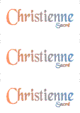 A REWARD FOR DONATIONS -- FIRST NAMES: FRENCH "C"