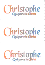 A REWARD FOR DONATIONS -- FIRST NAMES: FRENCH "C"