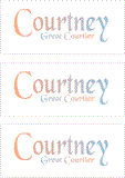 A REWARD FOR DONATIONS -- FIRST NAMES: FEMALE "C"