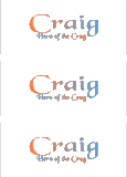 COMPATIBLE NAMES -- REWARD FOR DONATIONS: MALE "C"