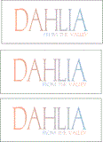 COMPATIBLE NAMES -- REWARD FOR DONATIONS: FEMALE "D"