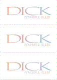 A REWARD FOR DONATIONS: FIRST NAME: MALE "D"