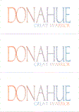 A REWARD FOR DONATIONS: FIRST NAME: MALE "D"