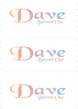 A REWARD FOR DONATIONS: FIRST NAME: MALE "D"