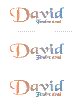 A REWARD FOR DONATIONS -- FIRST NAMES: FRENCH "D, E"