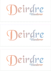 COMPATIBLE NAMES -- REWARD FOR DONATIONS: FEMALE "D"