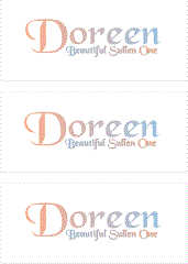 COMPATIBLE NAMES -- REWARD FOR DONATIONS: FEMALE "D"