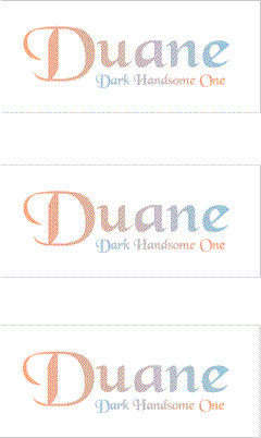 A REWARD FOR DONATIONS: FIRST NAME: MALE "D"