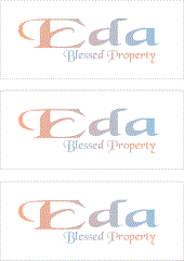 A REWARD FOR DONATIONS -- FIRST NAMES: FEMALE "E"    MODEL DIGITAL