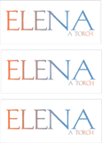 A REWARD FOR DONATIONS -- FIRST NAMES: FEMALE "E"    MODEL DIGITAL