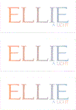 A REWARD FOR DONATIONS -- FIRST NAMES: FEMALE "E"    MODEL DIGITAL