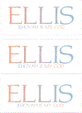 COMPATIBLE NAMES -- REWARD FOR DONATIONS: MALE "E"