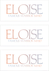 A REWARD FOR DONATIONS -- FIRST NAMES: FEMALE "E"    MODEL DIGITAL