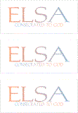 A REWARD FOR DONATIONS -- FIRST NAMES: FEMALE "E"    MODEL DIGITAL