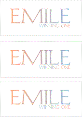 A REWARD FOR DONATIONS -- FIRST NAMES: FEMALE "E"    MODEL DIGITAL