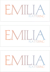 A REWARD FOR DONATIONS -- FIRST NAMES: FEMALE "E"    MODEL DIGITAL