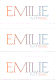 A REWARD FOR DONATIONS -- FIRST NAMES: FEMALE "E"    MODEL DIGITAL