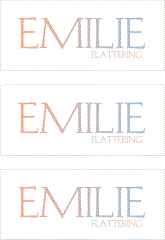 COMPATIBLE NAMES -- REWARD FOR DONATIONS: FEMALE "E"
