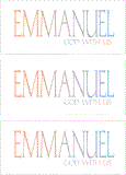 COMPATIBLE NAMES -- REWARD FOR DONATIONS: MALE "E"
